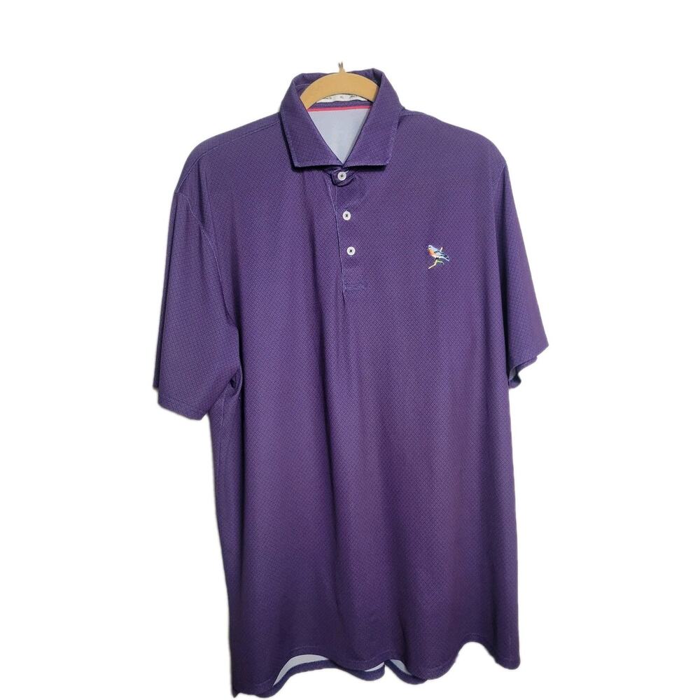Holderness & Bourne The Draper Polo Shirt Mens XL Navy And Liberty Golf - Picture 1 of 8